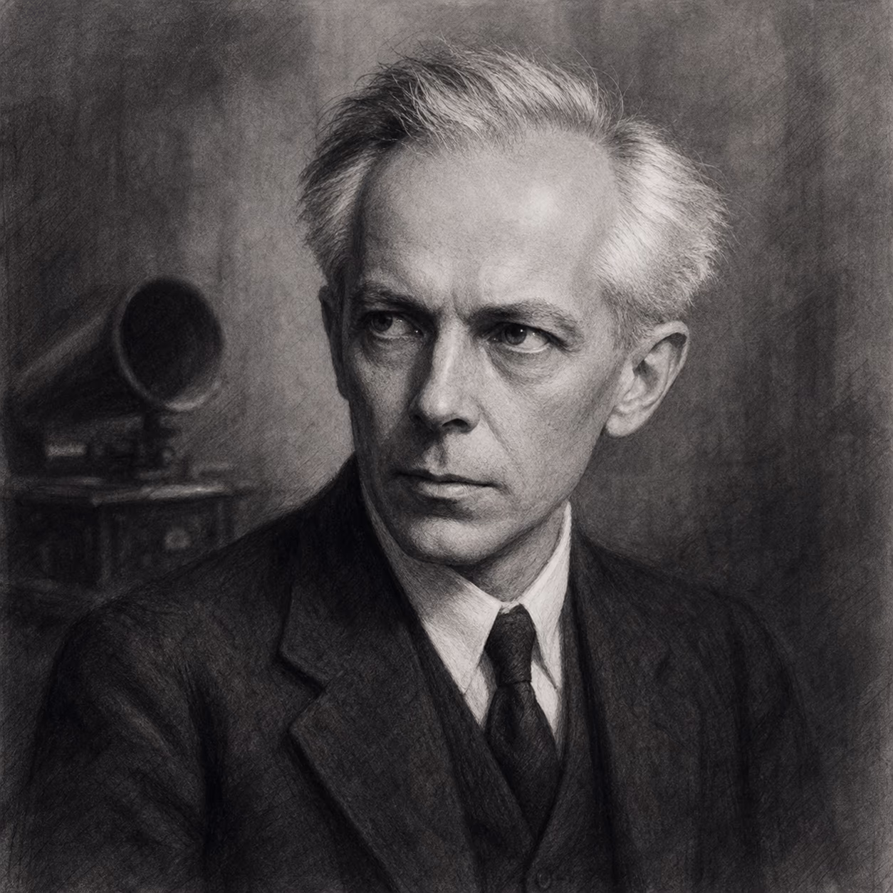 Béla Bartók (KI-Illustration)