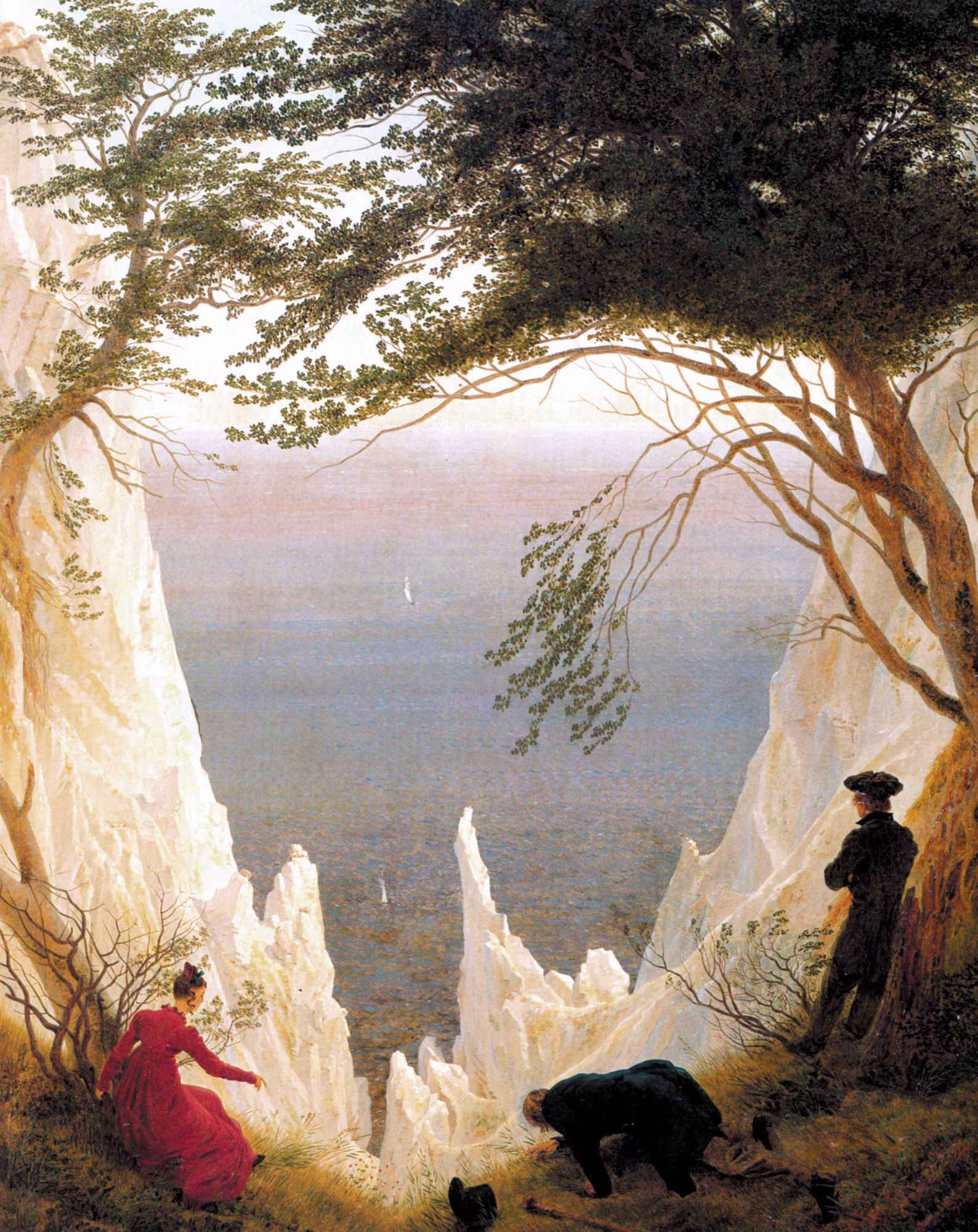 Kreidefelsen auf Rügen — nüchterne Ansicht (sehen)
