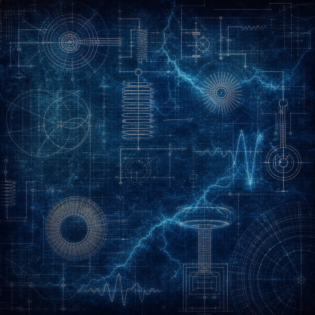KI-Illustration im Stil einer technischen Patentzeichnung mit Maschinen-Schnitten und Beschriftungen. Kein authentisches USPTO-Patent.