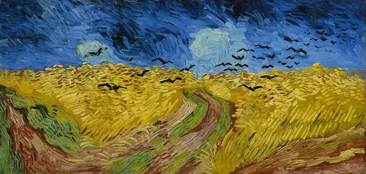 „Weizenfeld mit Krähen
